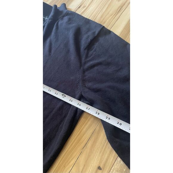 ROCHESTER Black Cotton /Cashmere Men’s Sweater XLT - Picture 4 of 7